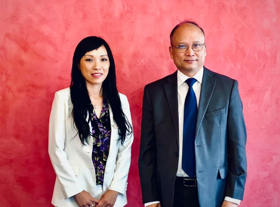 Rencontre avec le nouvel ambassadeur du Vietnam, M. Dinh Toan Thang
