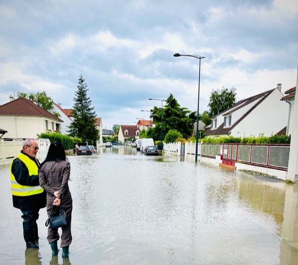A vos côtés, en ce 14 juillet, face aux inondations à Brou-sur-Chantereine
