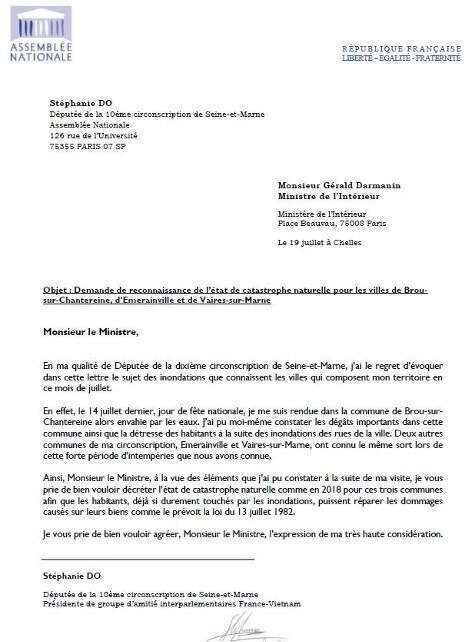 A vos côtés face aux inondations survenues le 14 juillet, jour de Fête Nationale