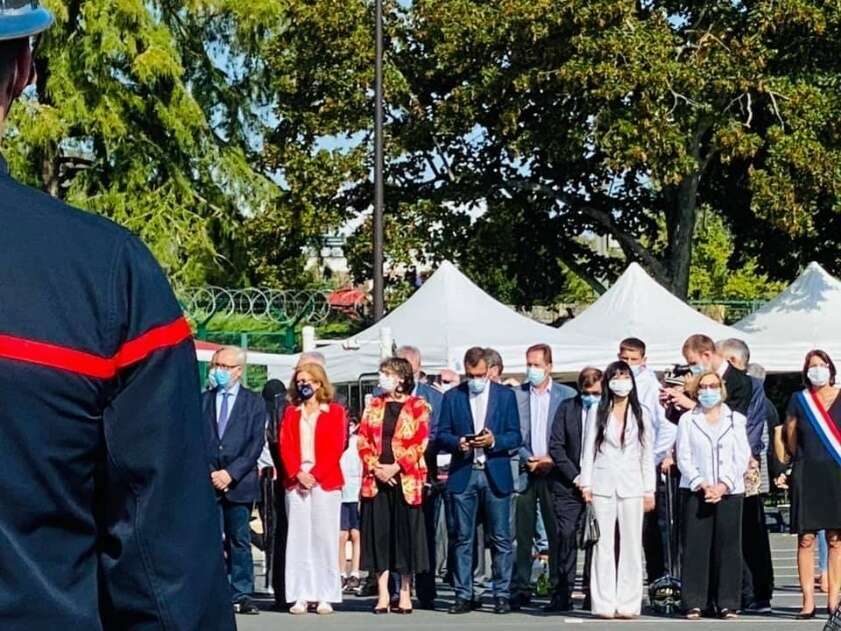 Auprès de nos pompiers aux « 50 ans du corps départemental des Sapeurs-pompiers de Seine-et-Marne ».