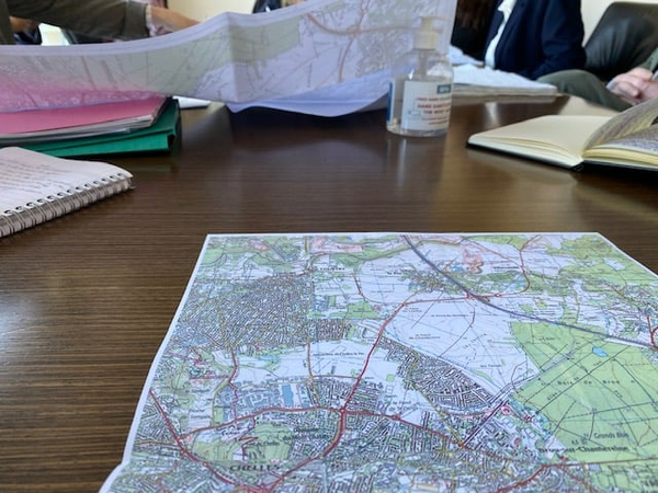 Ma participation à la réunion de travail portant sur les inondations qui ont frappé Brou-sur-Chantereine en juillet 2021