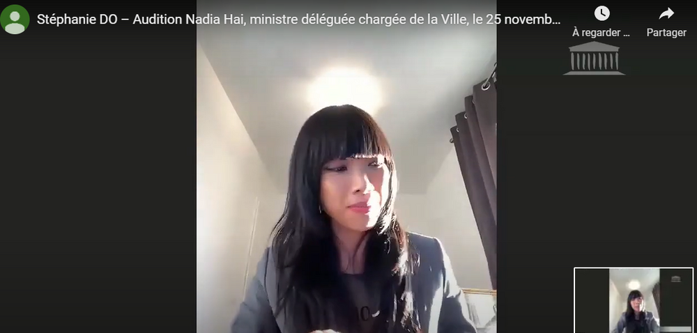 Stéphanie DO – Audition Nadia Hai, ministre déléguée chargée de la Ville, le 25 novembre 2020