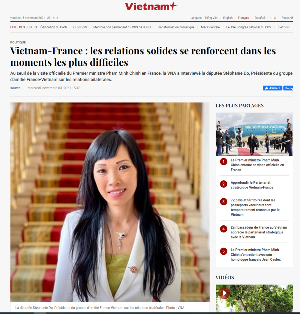 Vietnam-France : les relations solides se renforcent dans les moments les plus difficiles