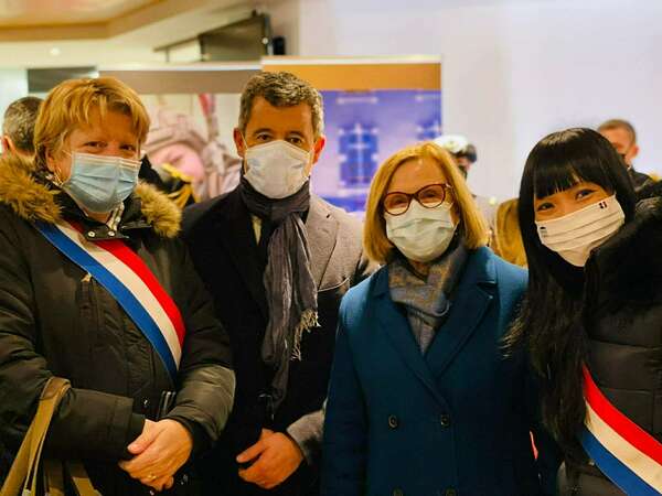 A la cérémonie de remise des sabres aux officiers de l’EOGN !