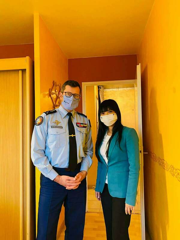 Je reçois le Général de division Laurent Bitouzet, commandant l'École des officiers de la gendarmerie nationale