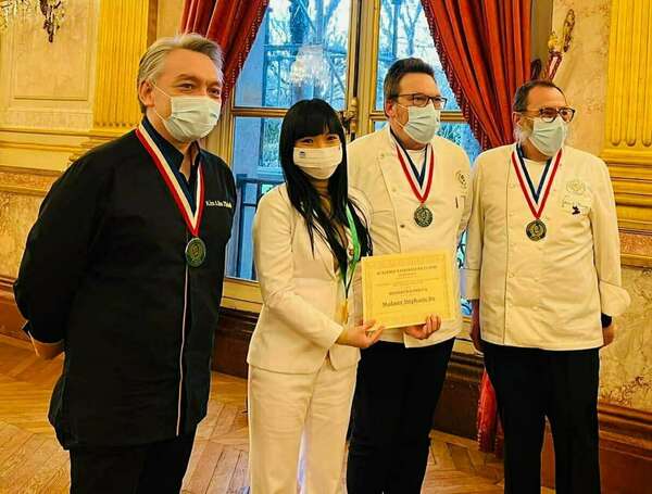 A l'Assemblée nationale, je reçois les membres de l'Académie Nationale de Cuisine Ile de France !