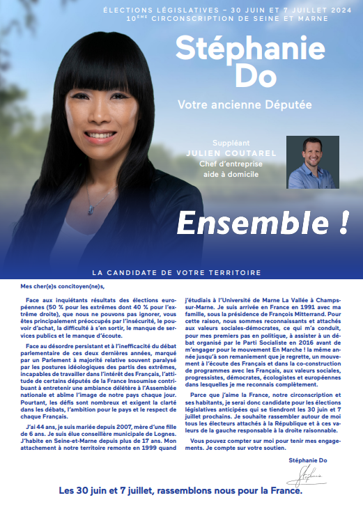 Elections législatives des 30 juin et 7 juillet 2024 : Mots avant le vote du premier tour