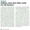 Aditec crée des sites web en 48 heures