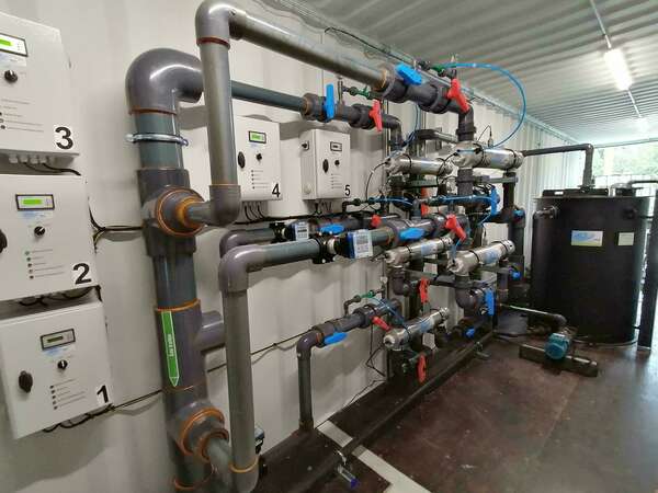 Traitement circuit industriel sur boucle 100 m3