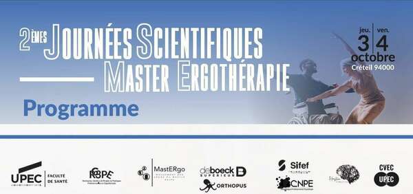 Congrès 2e Journées Scientifiques Master Ergothérapie