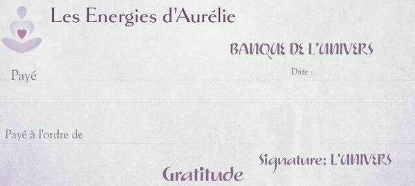    LE CHEQUE D'ABONDANCE 