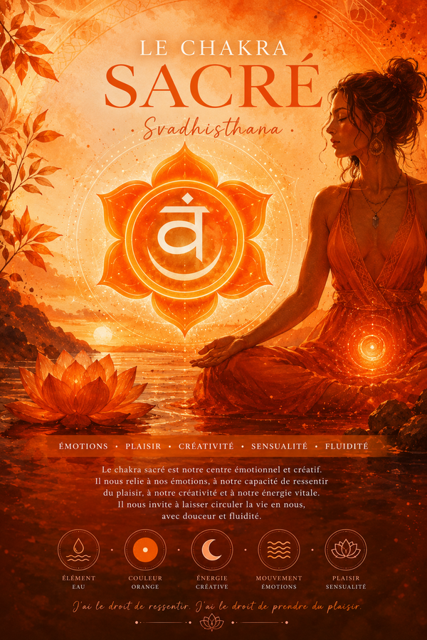 Le chakra sacré : émotions, plaisir et relation à soi