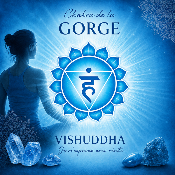 CHAKRA DE LA GORGE , affirmation communication et vértié