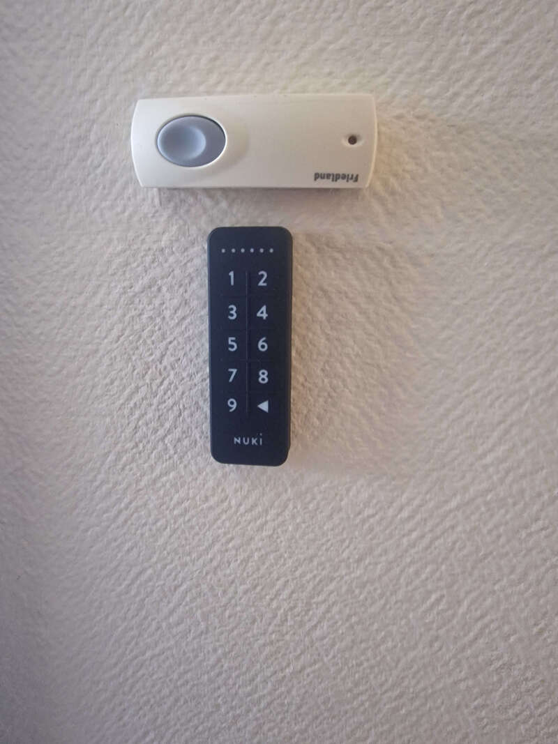 Option Keypad en extérieur