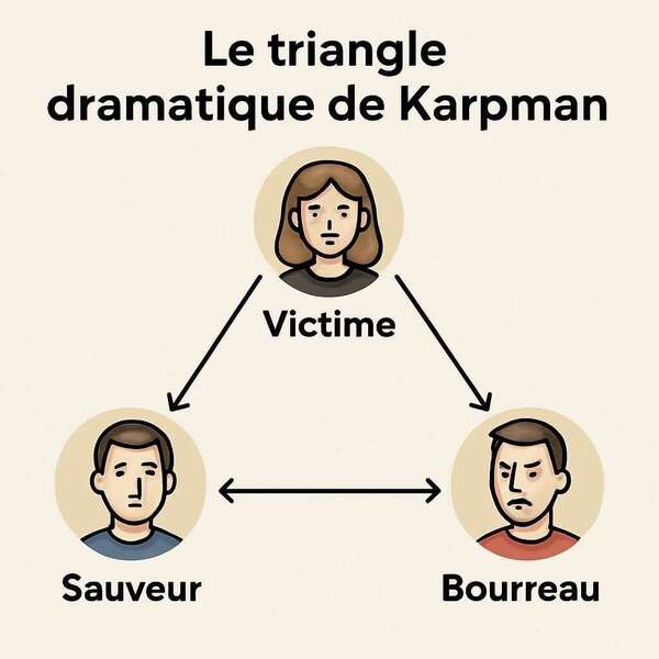 Le triangle de Karpman ou le Triangle dramatique