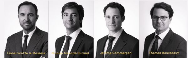 4 associés de Scotto Partners Best Lawyers