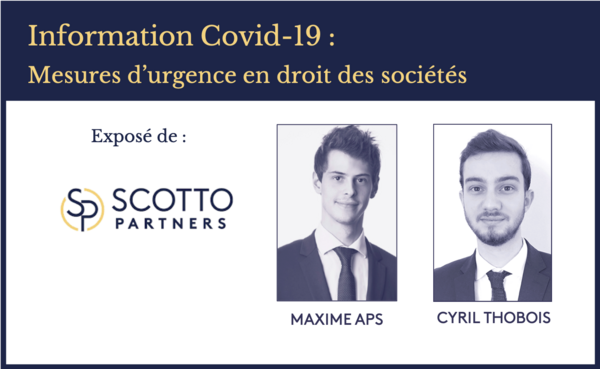Image Covid-19 Mesures droit des sociétés v2