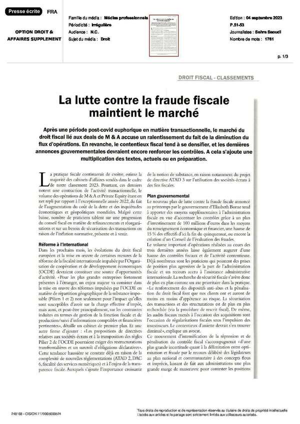230910 ODA Supplement mention Emilie Scotto