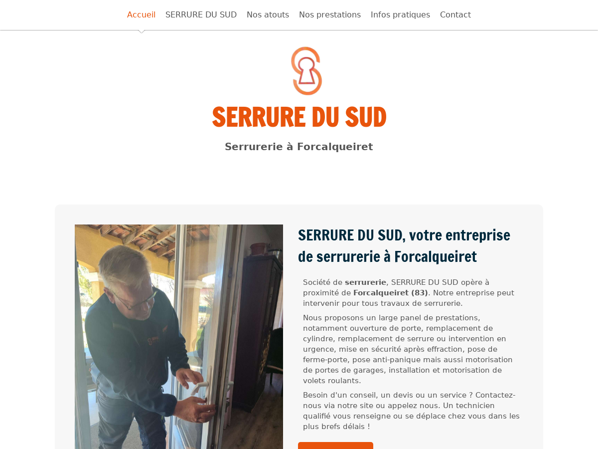 Exemple de site internet de Artisanat du BTP à Forcalqueiret