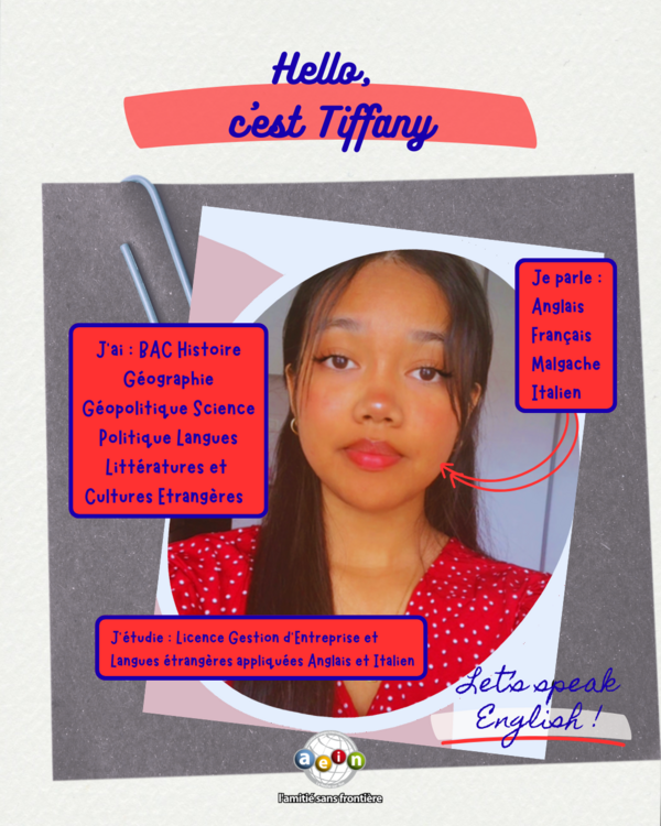 Hello, c'est Tifanny !