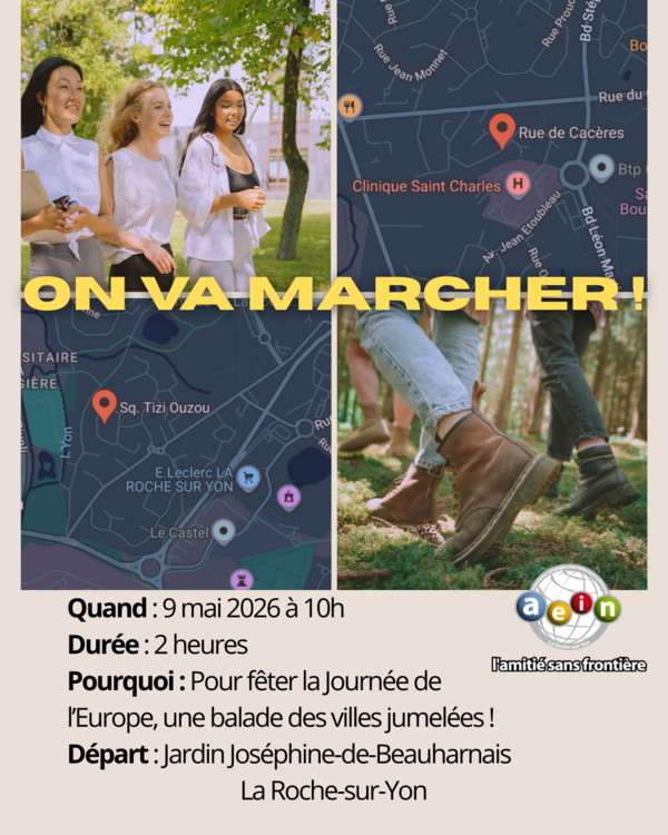 On va marcher !
