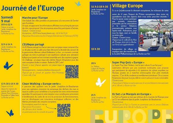 Changements (météo) Journée de l'Europe