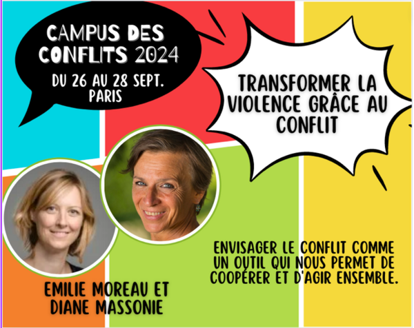 Une première : Atelier Thérapie sociale au Campus des conflits en septembre !