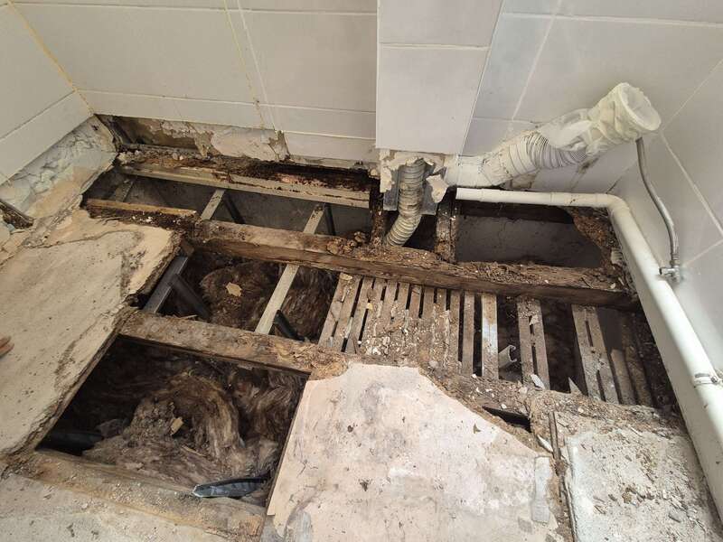 Rénovation de cuisine et salle de bain avant