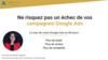 Cristina Hernando Pajuelo, Google Ads, Tracking and Landing Page Consultant