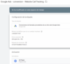 Seguimiento de llamadas en el sitio web