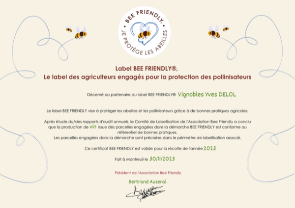 SAINT EMILION GRAND CRU BEE FRIENDLY