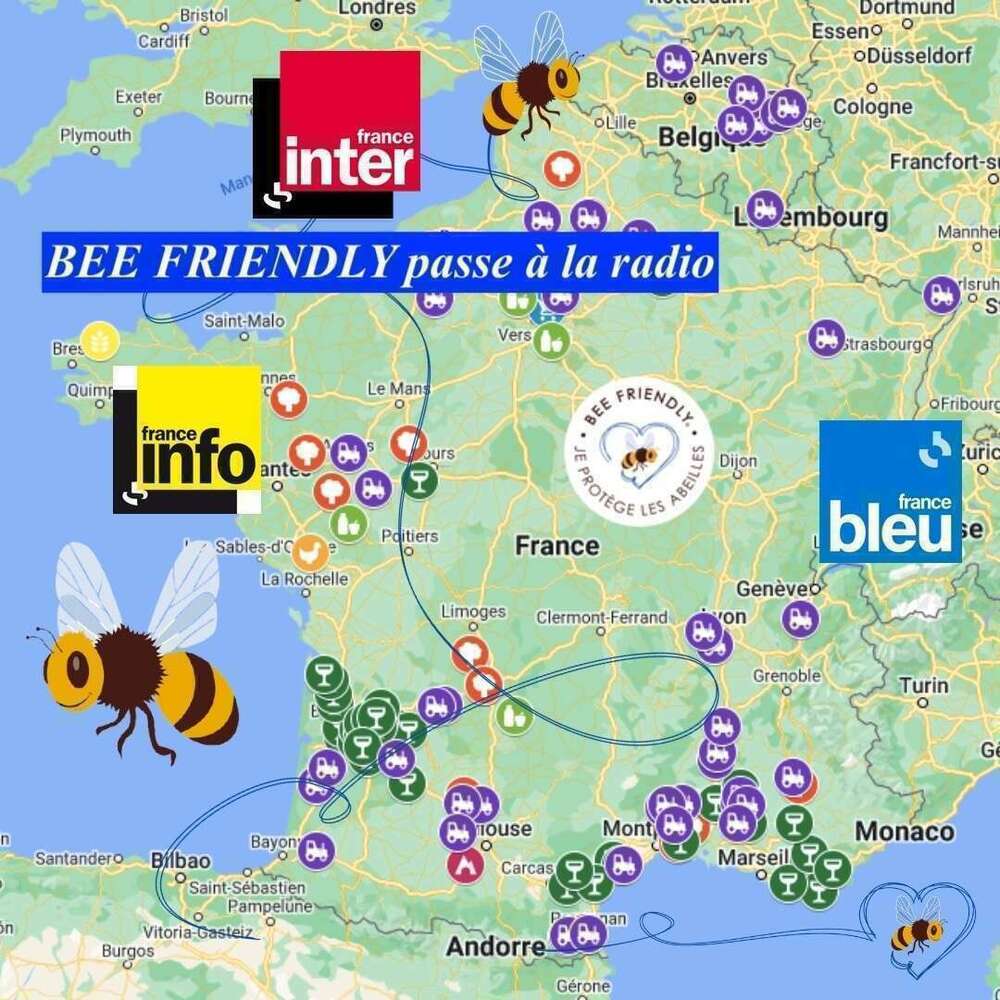 BEE FRIENDLY est à l'honneur sur les ondes de Radio France, soyez à l'écoute!
