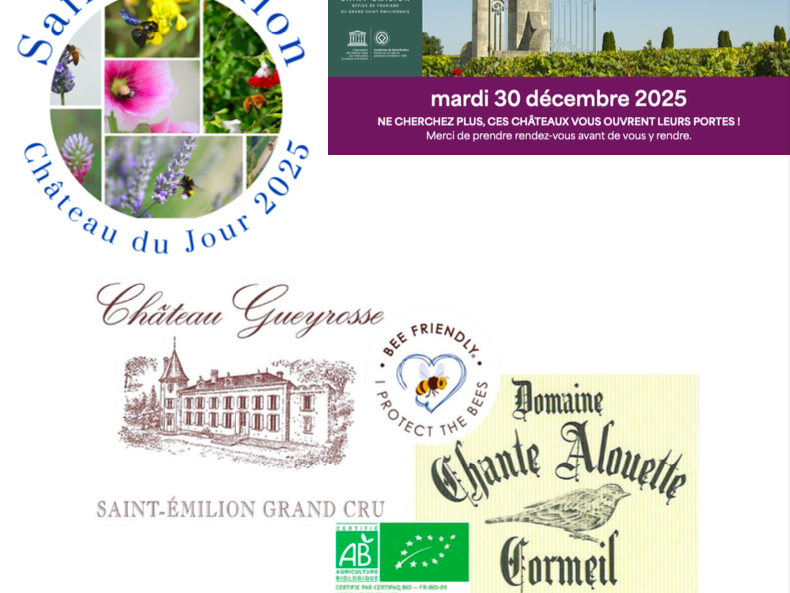 Saint Emilion château du jour 30 décembre