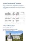 RDV AU CHATEAU GUEYROSSE JOURNEES EUROPEENNES DU PATRIMOINE