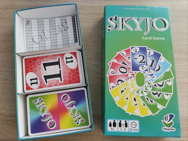 Skyjo, jeux de societe