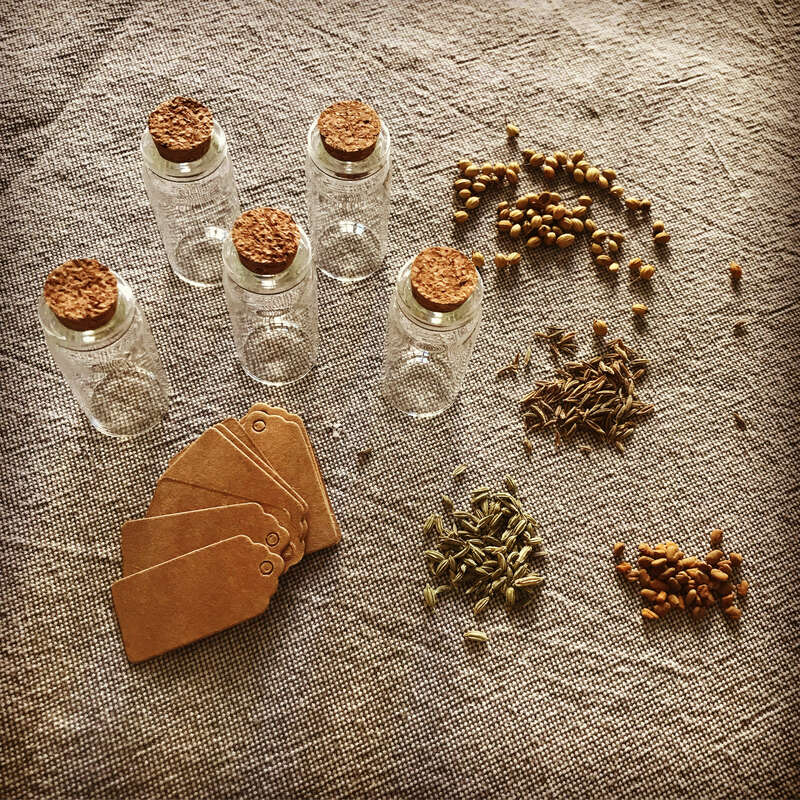 Préparation de l'Atelier Épices réalisé à La REcyclerie