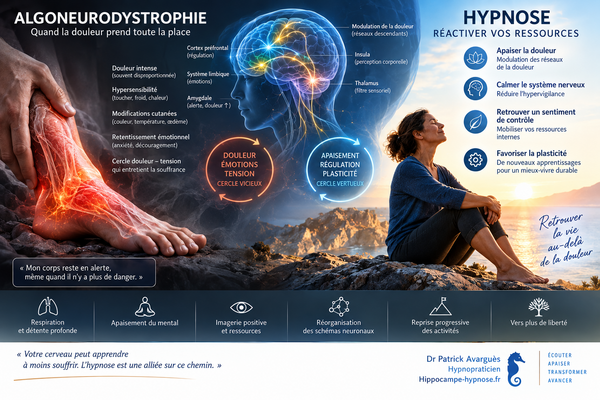 Algoneurodystrophie : quand la douleur se joue aussi dans le cerveau