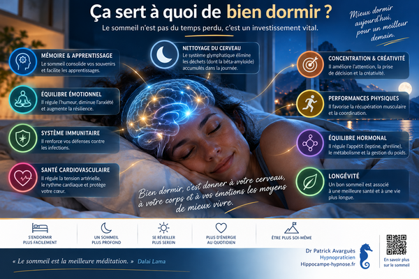 Ca sert à quoi de bien dormir ?