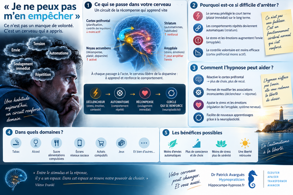 "Je ne peux pas m'en empêcher !" : que disent les neurosciences