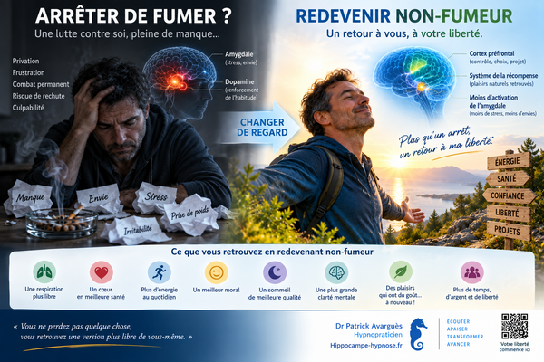 « Arrêter de fumer » ou « redevenir non-fumeur » : deux phrases, deux chemins