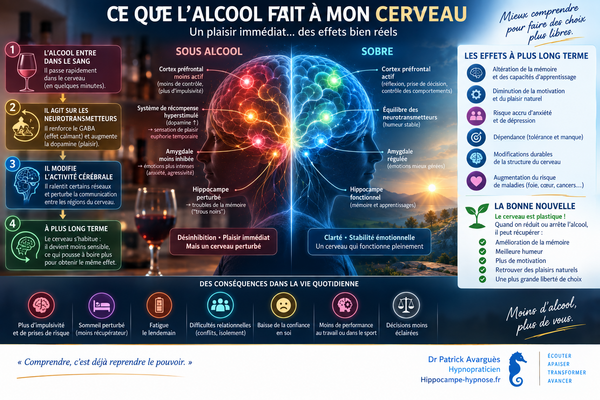 Ce que l'alcool fait à mon cerveau