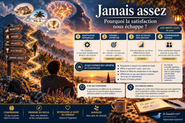 Jamais assez : pourquoi la satisfaction nous échappe