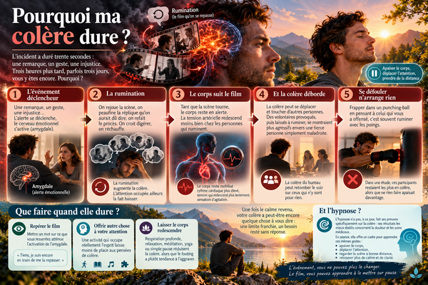 Pourquoi ma colère dure-t-elle ?
