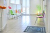 Salle d'attente du cabinet orthodontique du Dr Amat au Mans