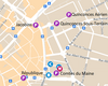plan accès cabinet dentaire au mans
