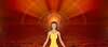 Femme méditant en lotus symbolisant écoute du corps
