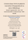 programme inauguration microbiblio