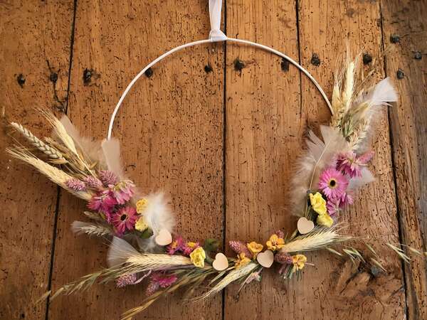 Atelier-Déco "Couronnes de Fleurs séchées"