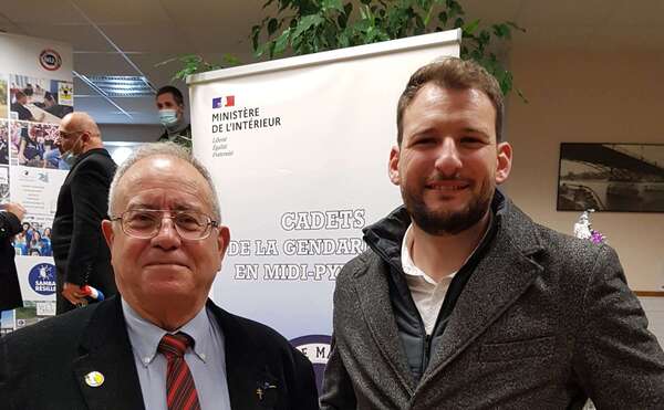 Cérémonie militaire de clôture de la Mission d'Intérêt Général du Service National Universel des cadets de la gendarmerie en Haute-Garonne