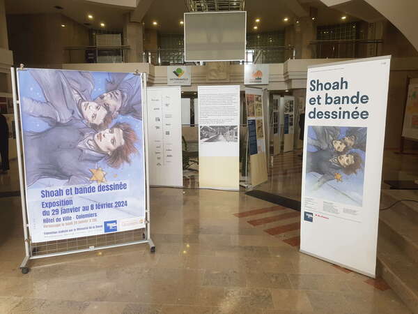 Vernissage de l'exposition "Shoah et bande dessinée" à Colomiers